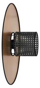 Duolla - Applique TOKYO RATTAN 1xE27/15W/230V diametro 50 cm oro/nero