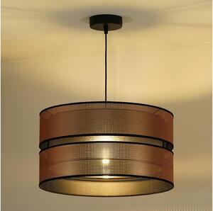 Duolla - Lampadario a sospensione con filo COPPER SHINY 1xE27/15W/230V diametro 40 cm rame/nero