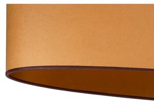 Duolla - Lampadario a plafone OVAL VEGAN 2xE27/15W/230V marrone
