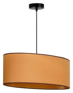 Duolla - Lampadario a sospensione con filo OVAL VEGAN 1xE27/15W/230V marrone