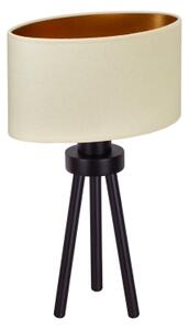 Duolla - Lampada da tavolo OVAL VEGAN 1xE27/15W/230V diametro 30 cm color crema