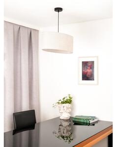 Duolla - Lampadario a sospensione con filo OVAL 1xE27/15W/230V grigio