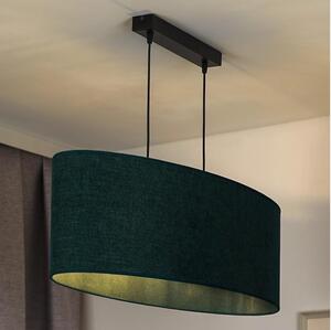 Duolla - Lampadario a sospensione con filo OVAL 2xE27/15W/230V verde