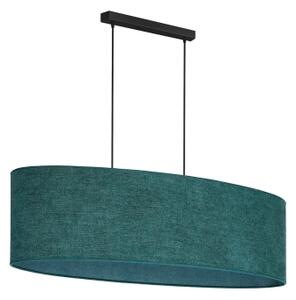 Duolla - Lampadario a sospensione con filo OVAL 2xE27/15W/230V verde