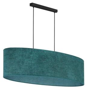 Duolla - Lampadario a sospensione con filo OVAL 2xE27/15W/230V verde