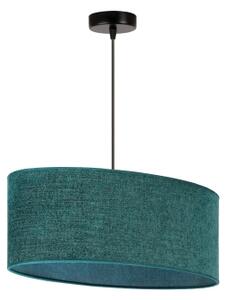 Duolla - Lampadario a sospensione con filo OVAL 1xE27/15W/230V verde