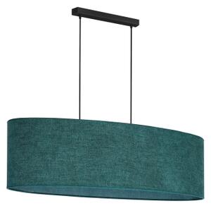 Duolla - Lampadario a sospensione con filo OVAL 2xE27/15W/230V verde