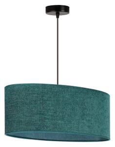 Duolla - Lampadario a sospensione con filo OVAL 1xE27/15W/230V verde