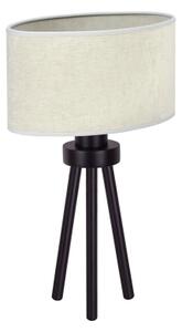 Duolla - Lampada da tavolo OVAL 1xE27/15W/230V diametro 30 cm grigio