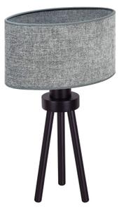 Duolla - Lampada da tavolo OVAL 1xE27/15W/230V diametro 30 cm grigio