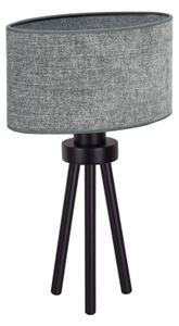 Duolla - Lampada da tavolo OVAL 1xE27/15W/230V diametro 30 cm grigio