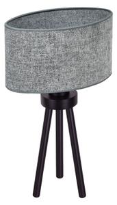 Duolla - Lampada da tavolo OVAL 1xE27/15W/230V diametro 30 cm grigio