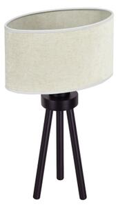 Duolla - Lampada da tavolo OVAL 1xE27/15W/230V diametro 30 cm grigio