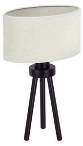 Duolla - Lampada da tavolo OVAL 1xE27/15W/230V diametro 30 cm grigio