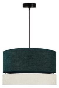Duolla - Lampadario a sospensione con filo DOUBLE 1xE27/15W/230V diametro 40 cm verde/grigio