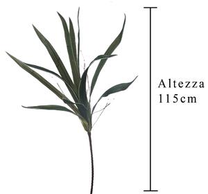 2 Piante Artificiali di Aloe Altezza 115 cm Verde