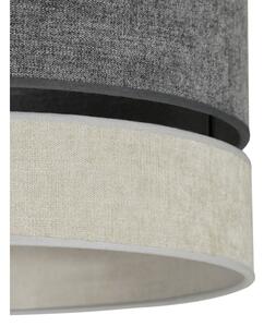 Duolla - Lampadario a plafone DOUBLE 1xE27/15W/230V diametro 40 cm grigio