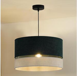 Duolla - Lampadario a sospensione con filo DOUBLE 1xE27/15W/230V diametro 40 cm verde/grigio