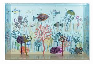 Doride box luminoso in 3d disegno acquario in cristallo acrilico de