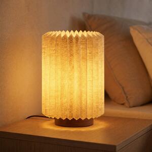 Lampada da tavolo Maveo Lindby, Alluminio / Grigio / Zincato, Soggiorno / Sala da pranzo, Tessuto / Stoffa / Seta, Scandinavo, Lampada da tavolo