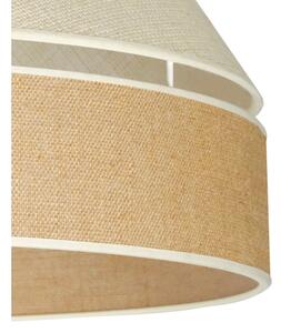 Duolla - Lampadario a sospensione con filo YUTE AVIGNON 1xE27/15W/230V diametro 60 cm grigio/marrone