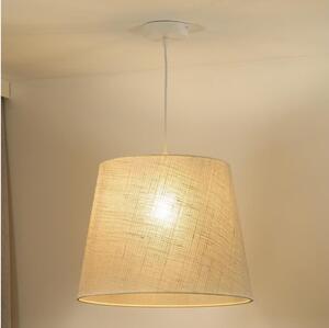 Duolla - Lampadario a sospensione con filo YUTE 1xE27/15W/230V diametro 38 cm grigio