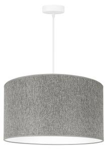 Duolla - Lampadario a sospensione con filo ROLLER ECO RECYCLING 1xE27/15W/230V diametro 45 cm grigio