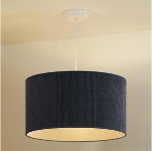 Duolla - Lampadario a sospensione con filo CORDUROY 1xE27/15W/230V diametro 40 cm blu scuro