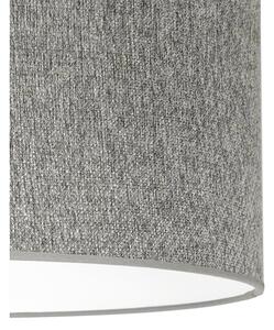 Duolla - Lampadario a sospensione con filo ROLLER ECO RECYCLING 1xE27/15W/230V diametro 45 cm grigio