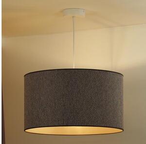 Duolla - Lampadario a sospensione con filo ROLLER ECO RECYCLING 1xE27/15W/230V diametro 45 cm marrone