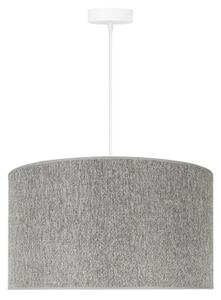 Duolla - Lampadario a sospensione con filo ROLLER ECO RECYCLING 1xE27/15W/230V diametro 45 cm grigio