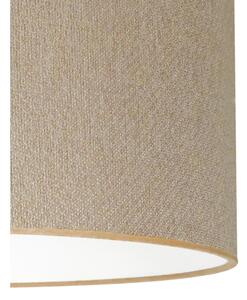 Duolla - Lampadario a plafone ROLLER ECO RECYCLING 1xE27/15W/230V diametro 45 cm color crema