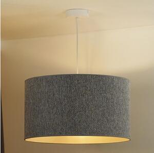 Duolla - Lampadario a sospensione con filo ROLLER ECO RECYCLING 1xE27/15W/230V diametro 45 cm grigio