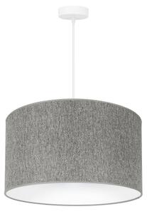 Duolla - Lampadario a sospensione con filo ROLLER ECO RECYCLING 1xE27/15W/230V diametro 45 cm grigio