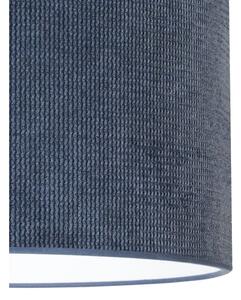 Duolla - Lampadario a plafone CORDUROY 1xE27/15W/230V diametro 40 cm blu scuro