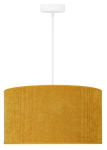 Duolla - Lampadario a sospensione con filo CORDUROY 1xE27/15W/230V diametro 40 cm giallo