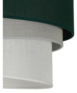 Duolla - Lampadario a plafone TRIO 1xE27/15W/230V diametro 45 cm verde/grigio/bianco