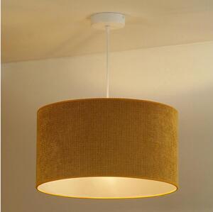 Duolla - Lampadario a sospensione con filo CORDUROY 1xE27/15W/230V diametro 40 cm giallo