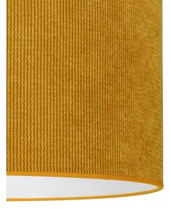 Duolla - Lampadario a sospensione con filo CORDUROY 1xE27/15W/230V diametro 40 cm giallo