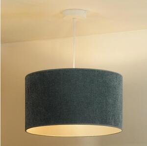 Duolla - Lampadario a sospensione con filo CORDUROY 1xE27/15W/230V diametro 40 cm azzurro