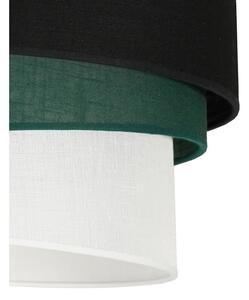 Duolla - Lampadario a plafone TRIO 1xE27/15W/230V diametro 45 cm nero/verde/bianco