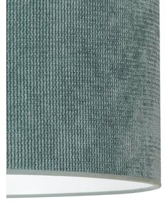 Duolla - Lampadario a sospensione con filo CORDUROY 1xE27/15W/230V diametro 40 cm azzurro