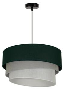 Duolla - Lampadario a sospensione con filo TRIO 1xE27/15W/230V diametro 45 cm verde/grigio/bianco