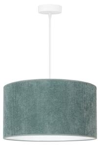 Duolla - Lampadario a sospensione con filo CORDUROY 1xE27/15W/230V diametro 40 cm azzurro
