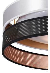 Duolla-Plafoniera LED ROLLER DUO SH. LED/24W/230V diametro 45 cm argento/nero