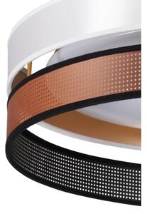 Duolla- Plafoniera LED ROLLER DUO SHINY LED/24W/230V diametro 45 cm bianco/rame