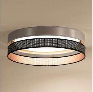 Duolla-Plafoniera LED ROLLER DUO SH. LED/24W/230V diametro 45 cm argento/nero