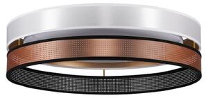 Duolla- Plafoniera LED ROLLER DUO SHINY LED/24W/230V diametro 45 cm bianco/rame