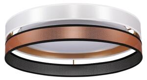 Duolla- Plafoniera LED ROLLER DUO SHINY LED/24W/230V diametro 45 cm bianco/rame