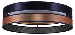 Duolla-Plafoniera LED ROLLER DUO SHINY LED/24W/230V diametro 45 cm blu/rame